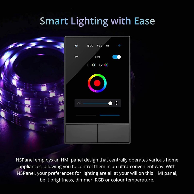 SONOFF NSPanel Smart Scene Wall Switch Touch HMI Panel Timer Weather LCD Display gallery