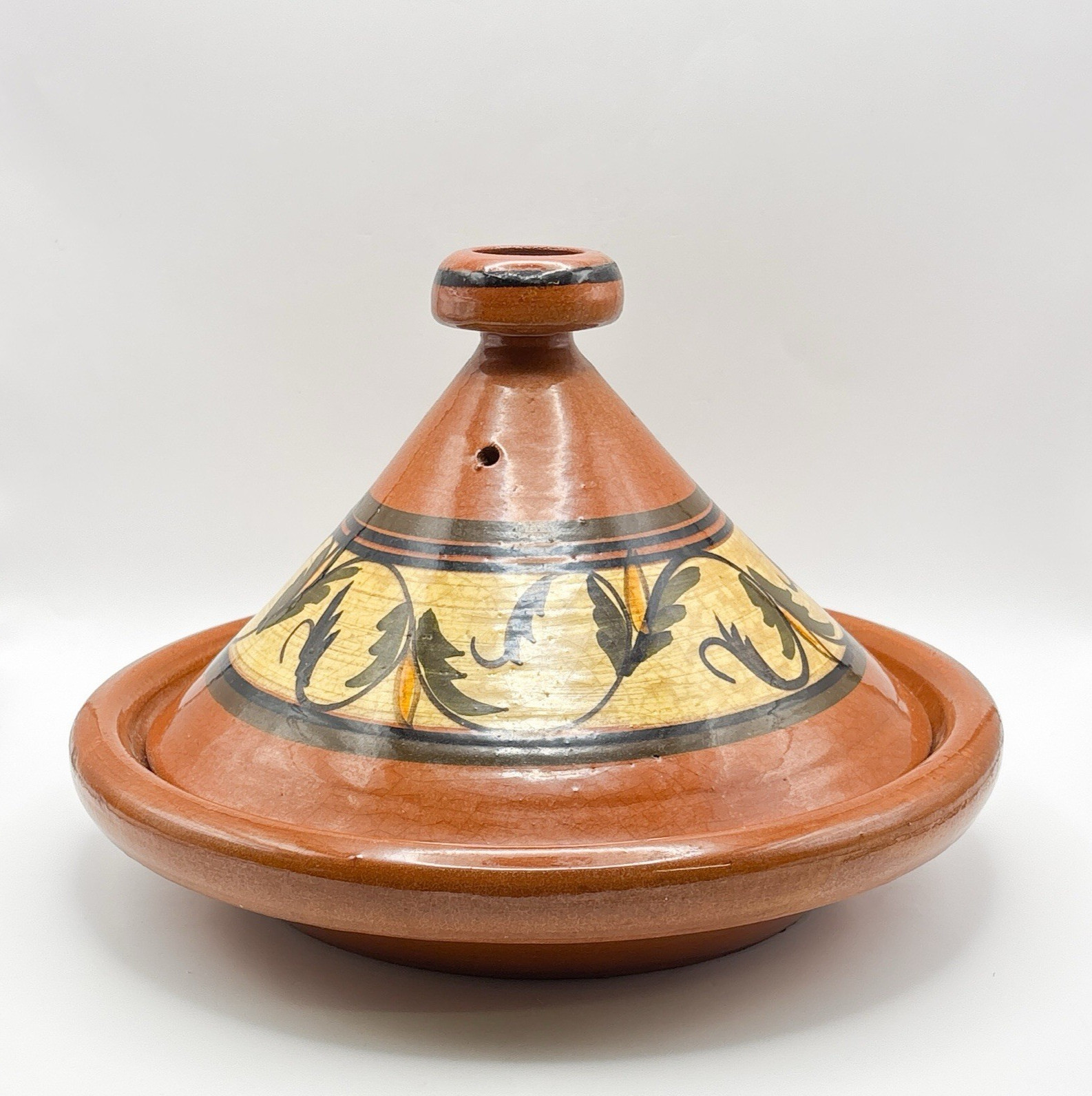 Moroccan Tajine Tagine Cooking Vessel Ceramic | Clay Pot 12” Vintage gallery