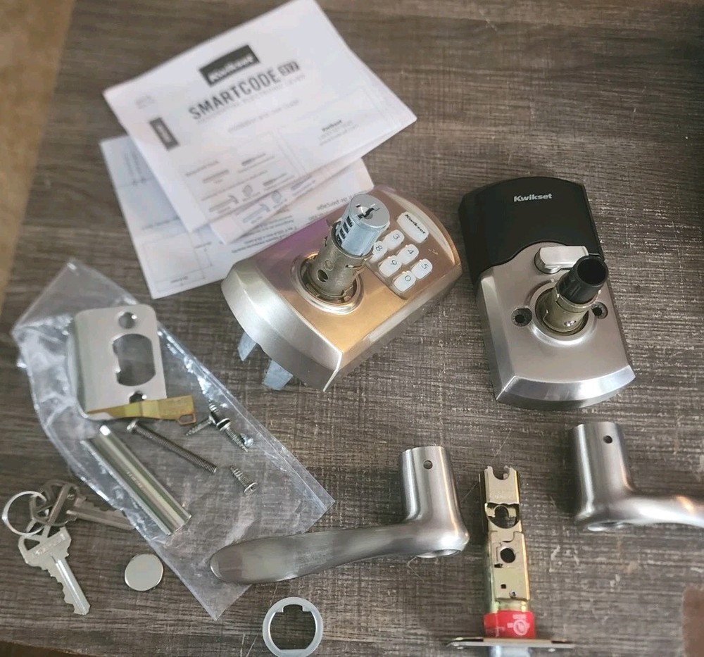 SCRATCHED! Kwikset SmartCode 917 Keypad Electronic Lever Keyless Entry Deadbolt