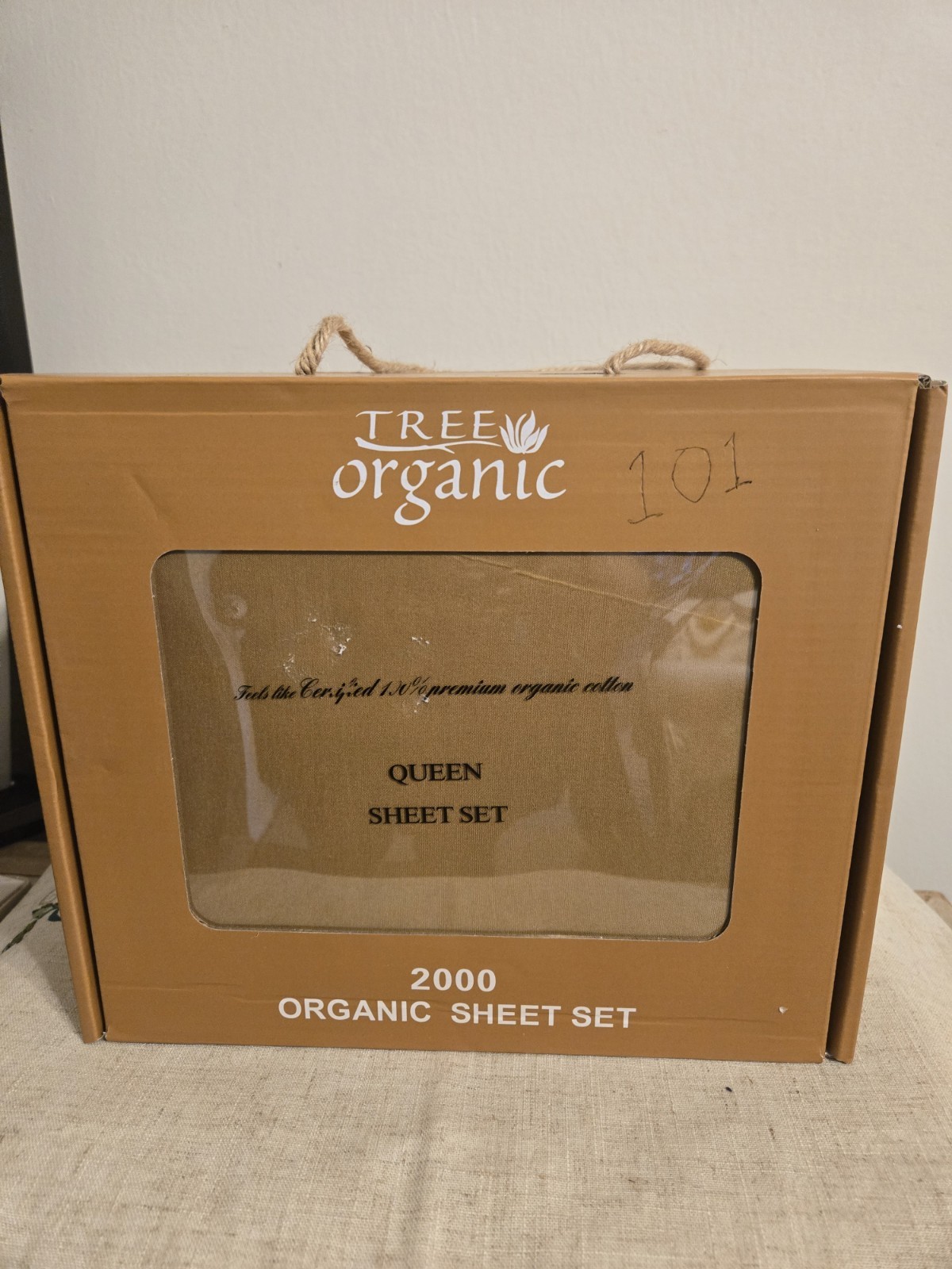 Tree organic Four Piece 2000 Thread Count queen Sheet Set gallery