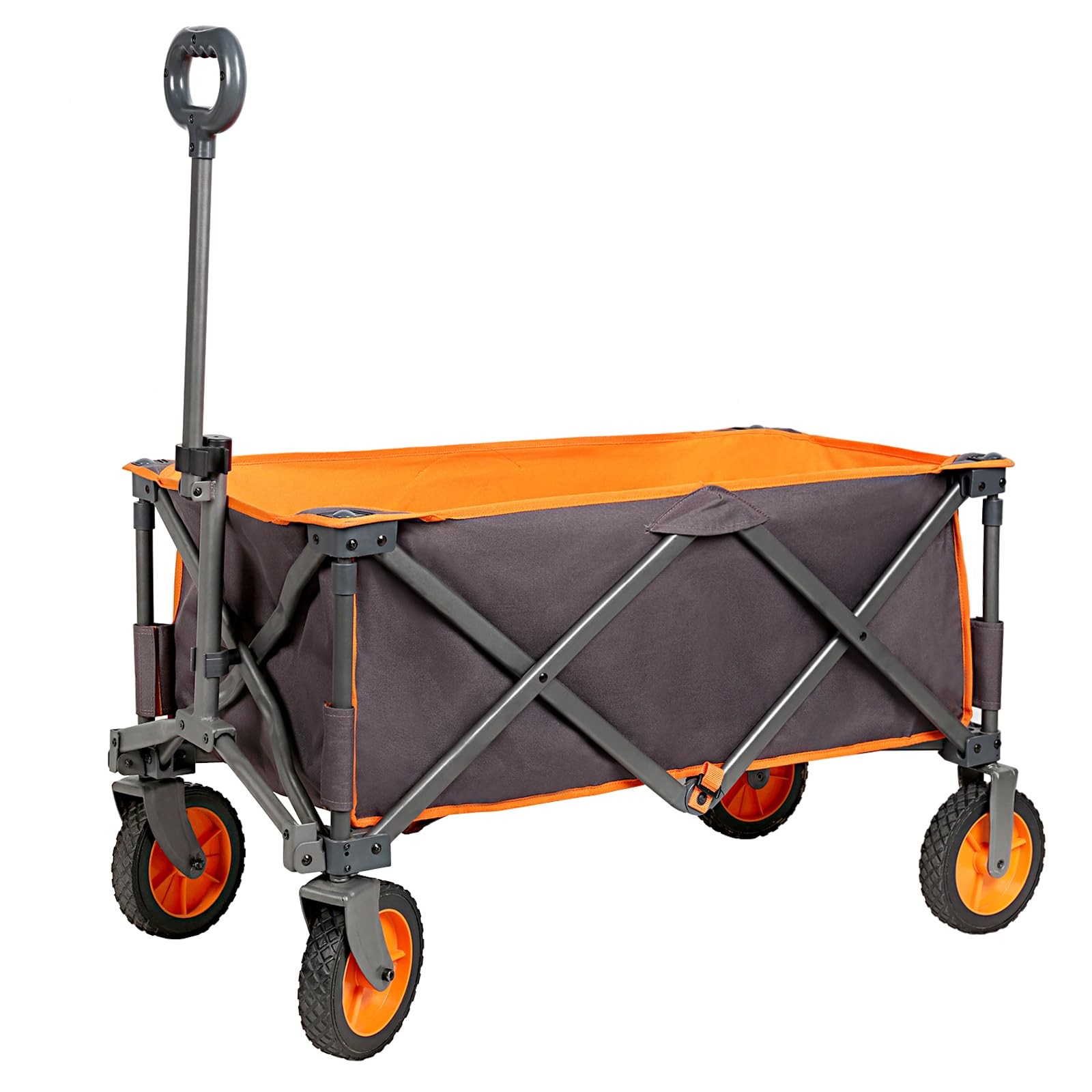 PORTAL COLLAPSIBLE WAGON, FOLDABLE BEACH WAGON CART, ALL TERRAIN, 225LBS - GREY gallery