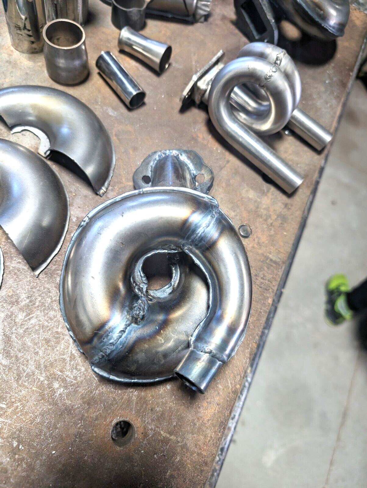 Stainless Steel Mini Pipe Kit Husqvarna Chainsaw Exhaust Muffler Custom build gallery