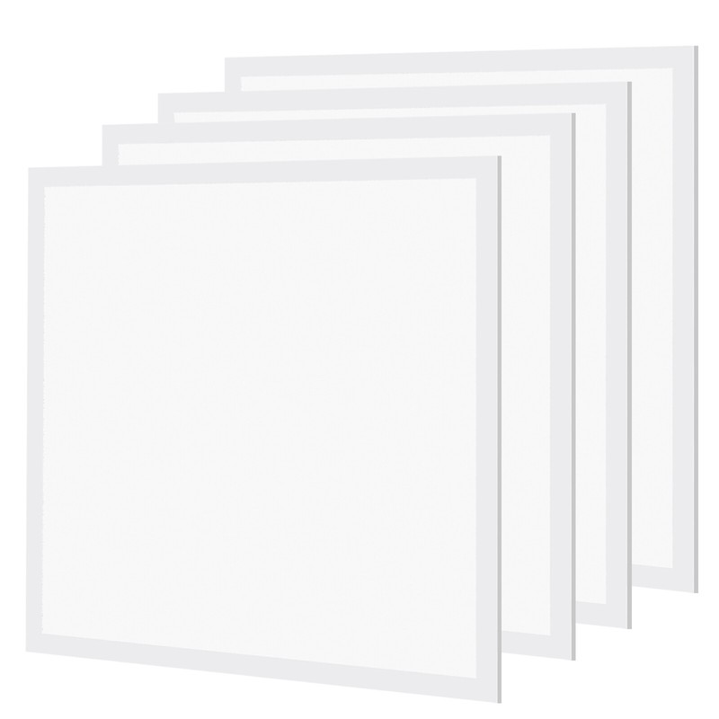WYZM LED Flat Panel Light 2' x 2' 5000K Dimmable 5800 Lumens Troffer (4-Pack) gallery