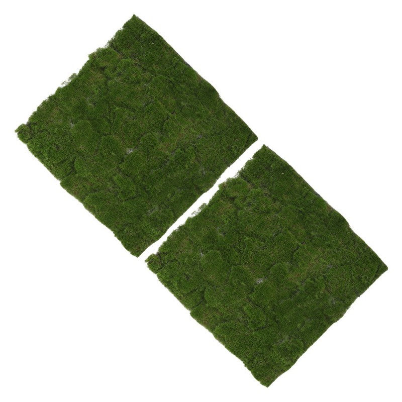 2Pcs Simulation Moss Turf Green Artificial Moss for Landscaping and Home Decor gallery