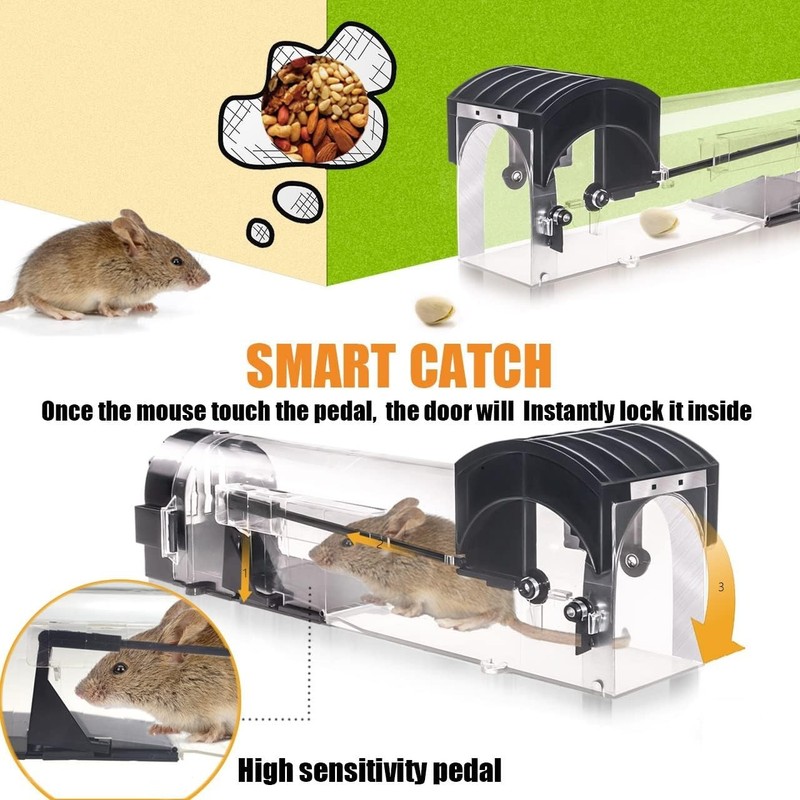 Extra-Large Humane Mouse Trap 12" No Kill Live 2Pack gallery