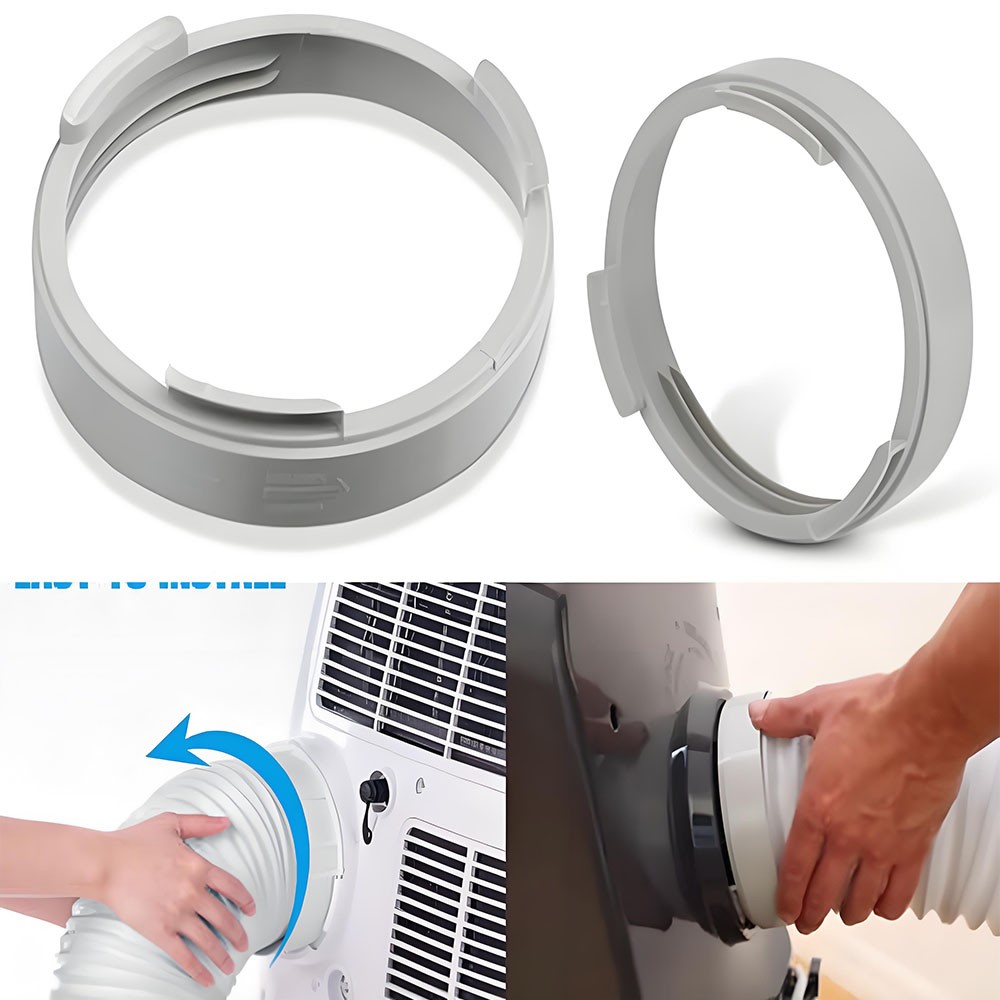 Exhaust Duct Interface For Portable Air Conditioner Exhaust Hose Tube Connector- gallery