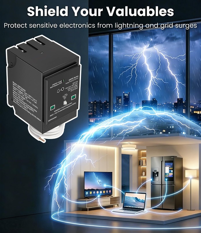 Replacement for Siemens QSPD2A065P Plug-in Surge Protection Device, 2-Pole... gallery