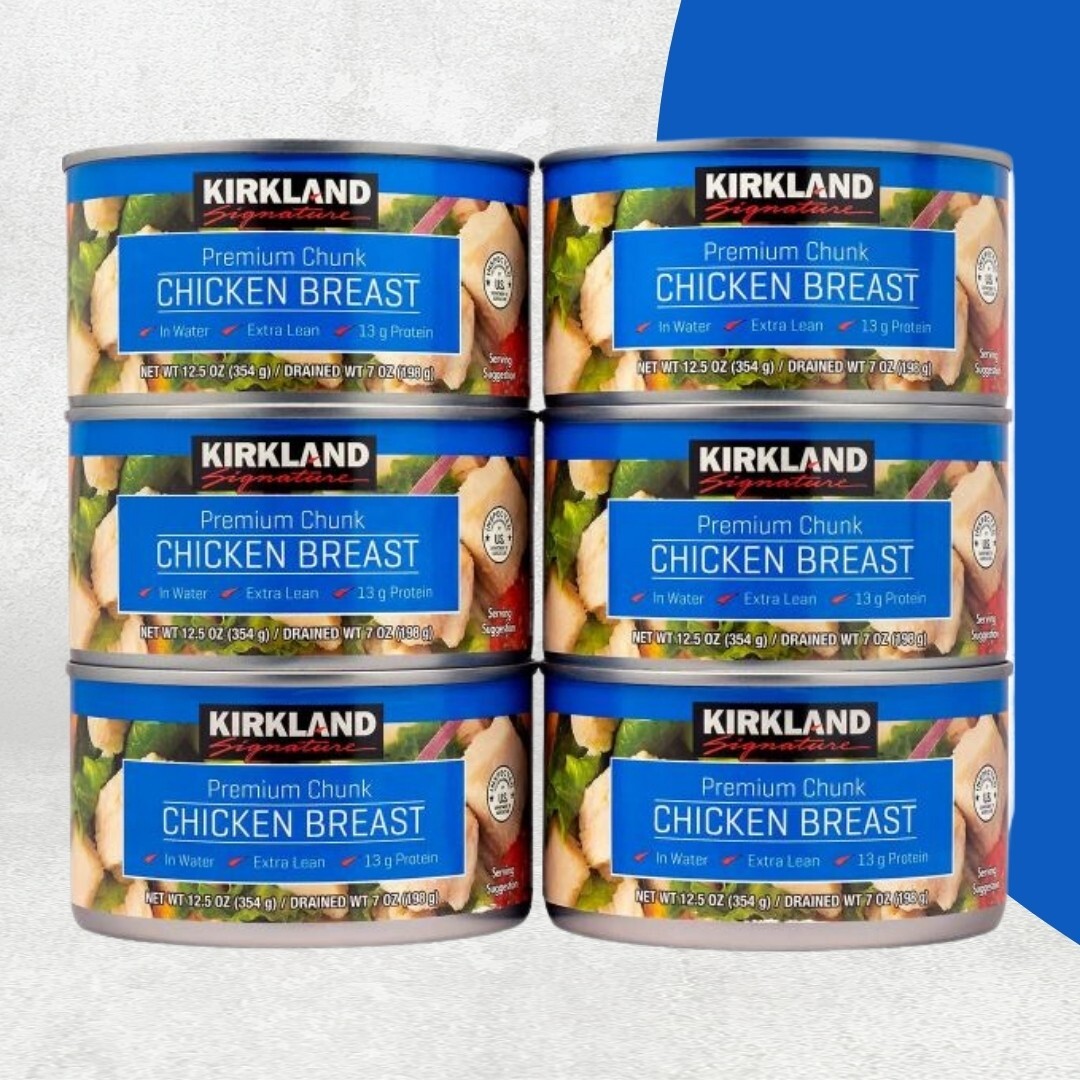 Kirkland Chunk Chicken Breast In Water Extra Lean 12.5 oz (Pack of 6) Premium! gallery