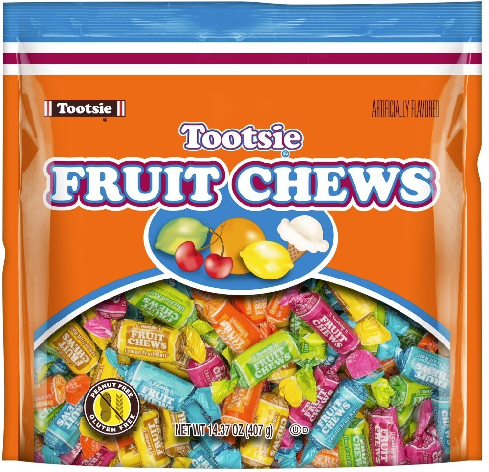 Tootsie Roll Fruit Chews, Assorted Fruit Flavors – 14.37 oz. Gluten-Free and Pea gallery