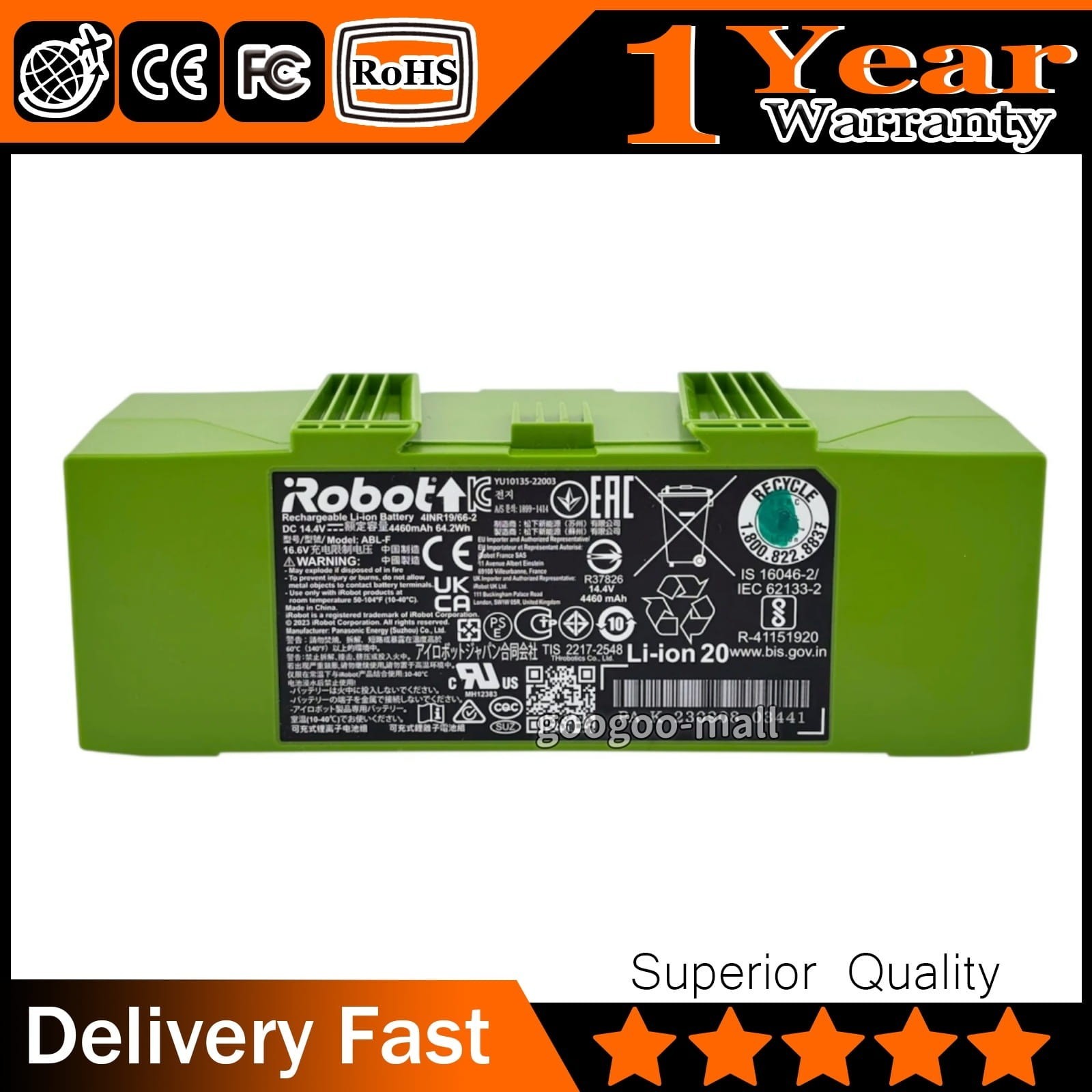 New Original ABL-F Battery For iRobot Roomba J5+ J6+ J7 J7+ J8 J8+ J9 J9+ i8+ i6 gallery