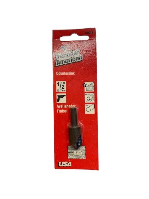 Vermont American Countersink by Bosch Tool ½", ⅝", ¾" for Metal, Wood, or PVC gallery