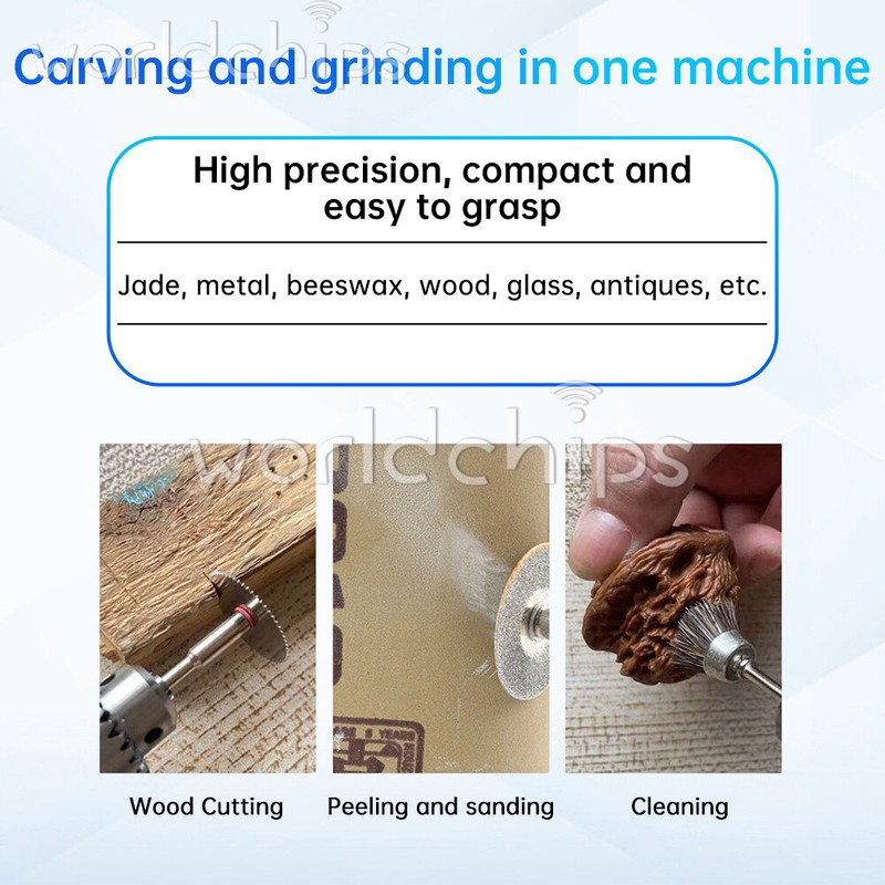 Handheld Mini Metal Electric Grinder Polishing Engraving Stepless Speed Control gallery