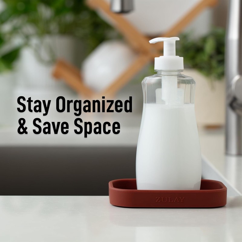 Multipurpose Silicone Sponge Holder 4.9” - Ideal for Kitchen & Bathroom gallery