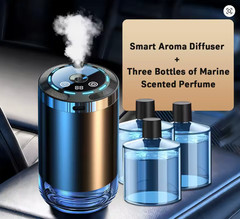 Car Diffuser Humidifier Aromatherapy Air Freshener 5 Modes