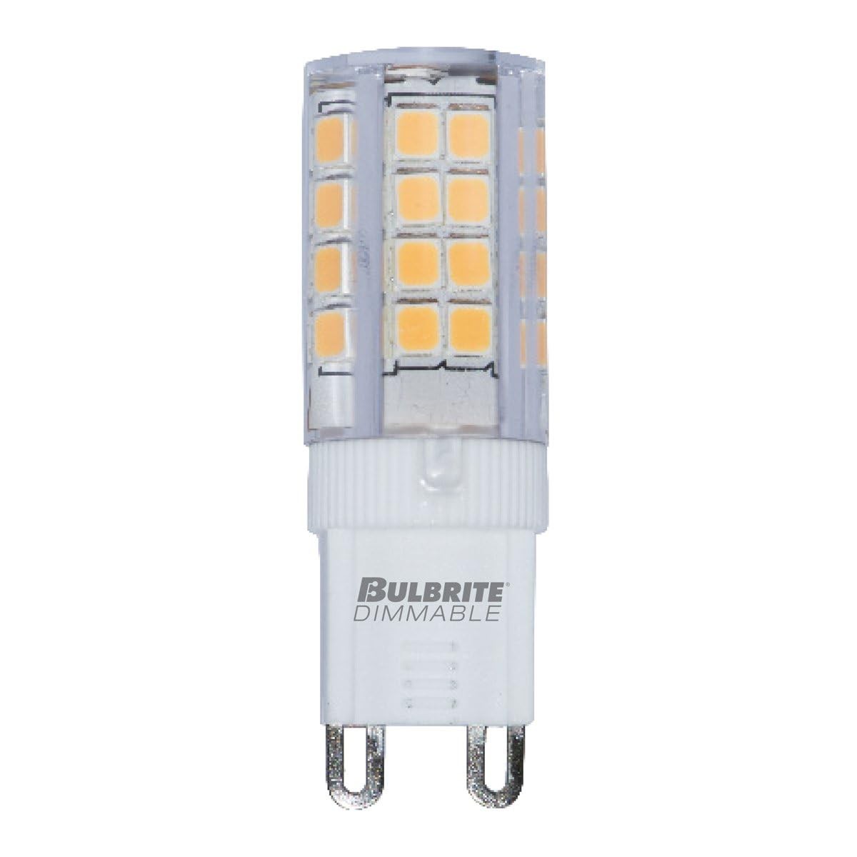 Bulbrite LED Mini T6 Dimmable Bi-Pin Base (G9) 1 Count (Pack of 1), Clear gallery