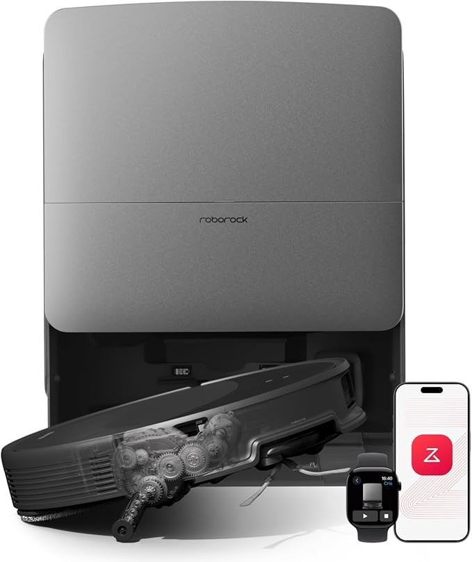Roborock Saros 20 Robot Vacuum Mop - Auto-Empty Dock 36000Pa Suction Smart Clean gallery