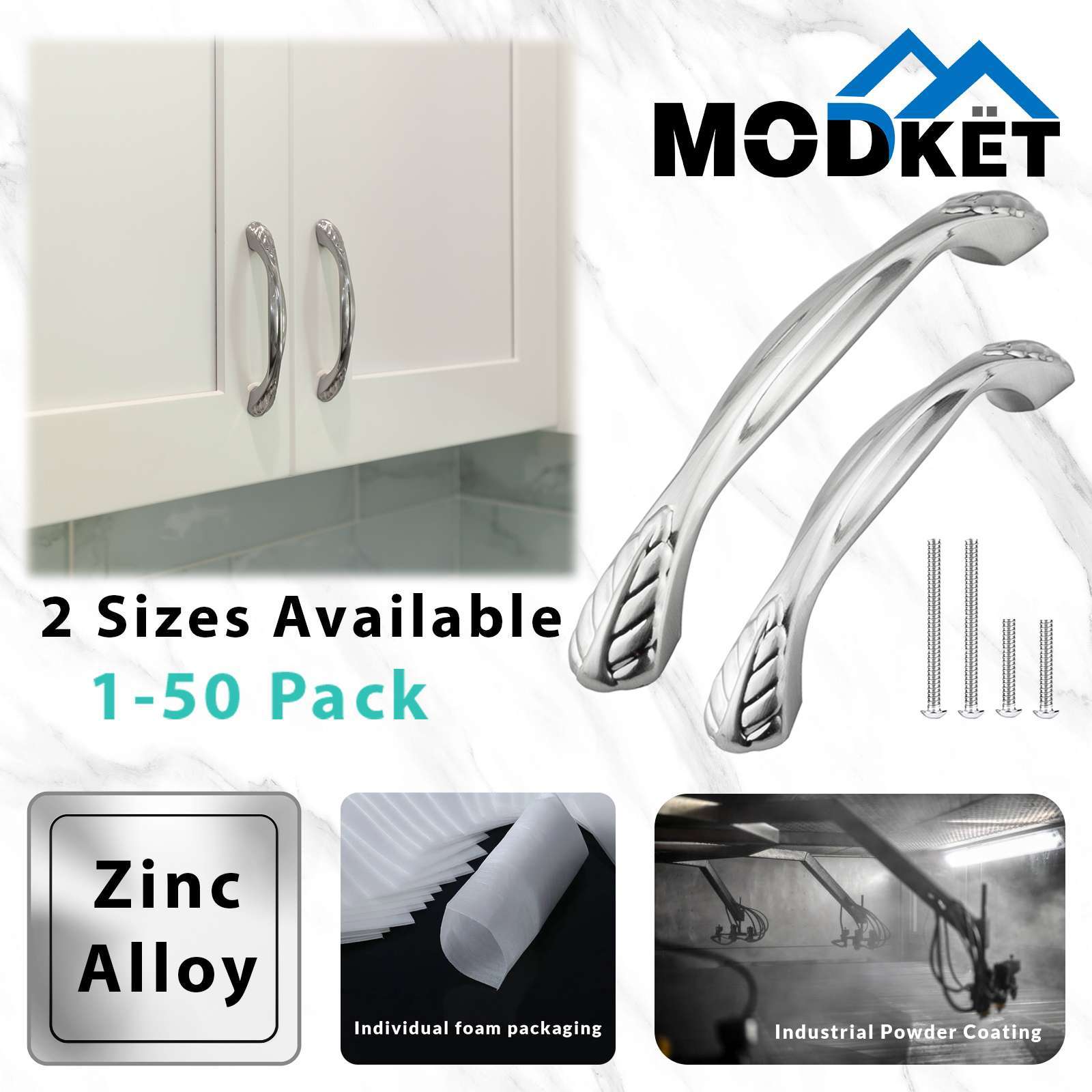Traditional Bath Kitchen Cabinet Pulls Handles Brushed Nickel Drawer Hardware gallery