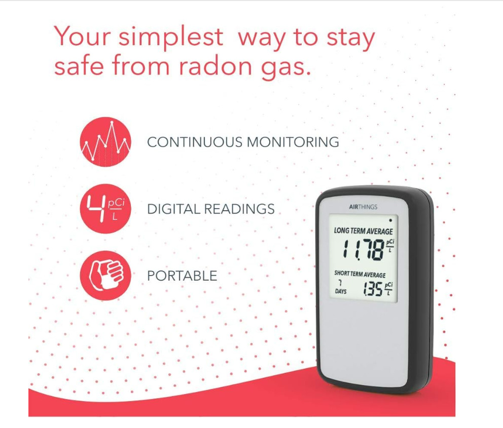 Airthings 223 Corentium Home Radon Detector - NEW Open Box gallery