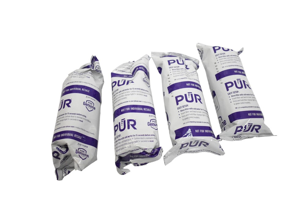 PUR Water Pitcher Filter Replacement Brita Maxtra+ 4 Pack White Carbon Filters