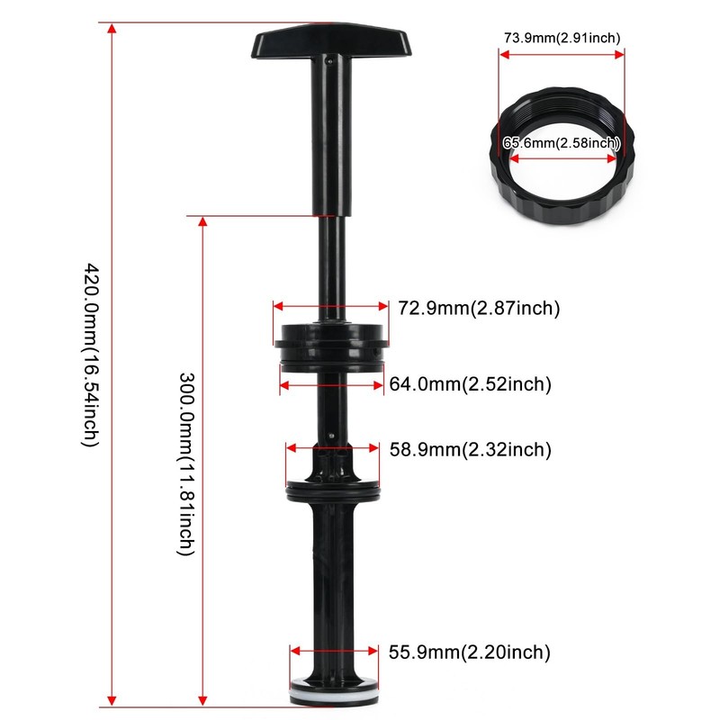 2 Inch Pool Filter Piston Rod Kit, Replacement for Hayward SP0410X SP0740DE gallery