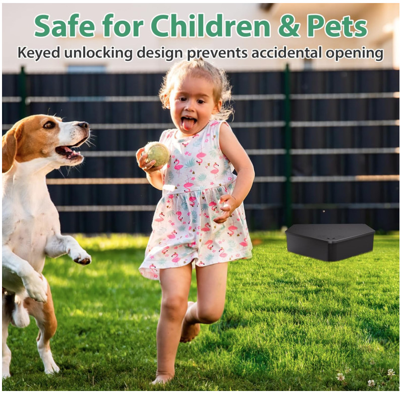 Rat Station Box with Keys, 2 Pack – Safe for Kids/Pets, Reusable, Indoor/Outdoor gallery