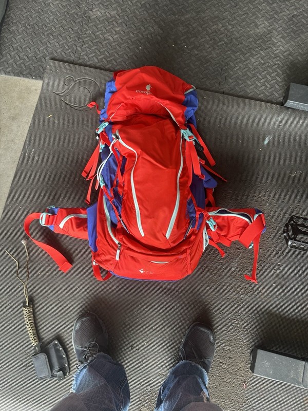 Cotopaxi Nepal 65 Hiking Backpack Multicolor With Rain Cover