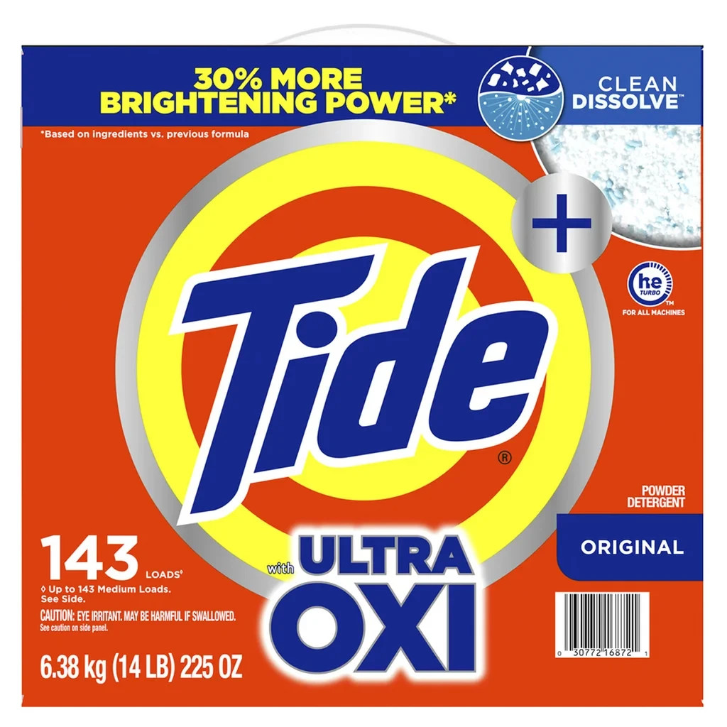 Tide Plus Ultra Oxi Powder Laundry Detergent, Original (143 Loads) gallery