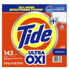 Tide Plus Ultra Oxi Powder Laundry Detergent, Original (143 Loads)