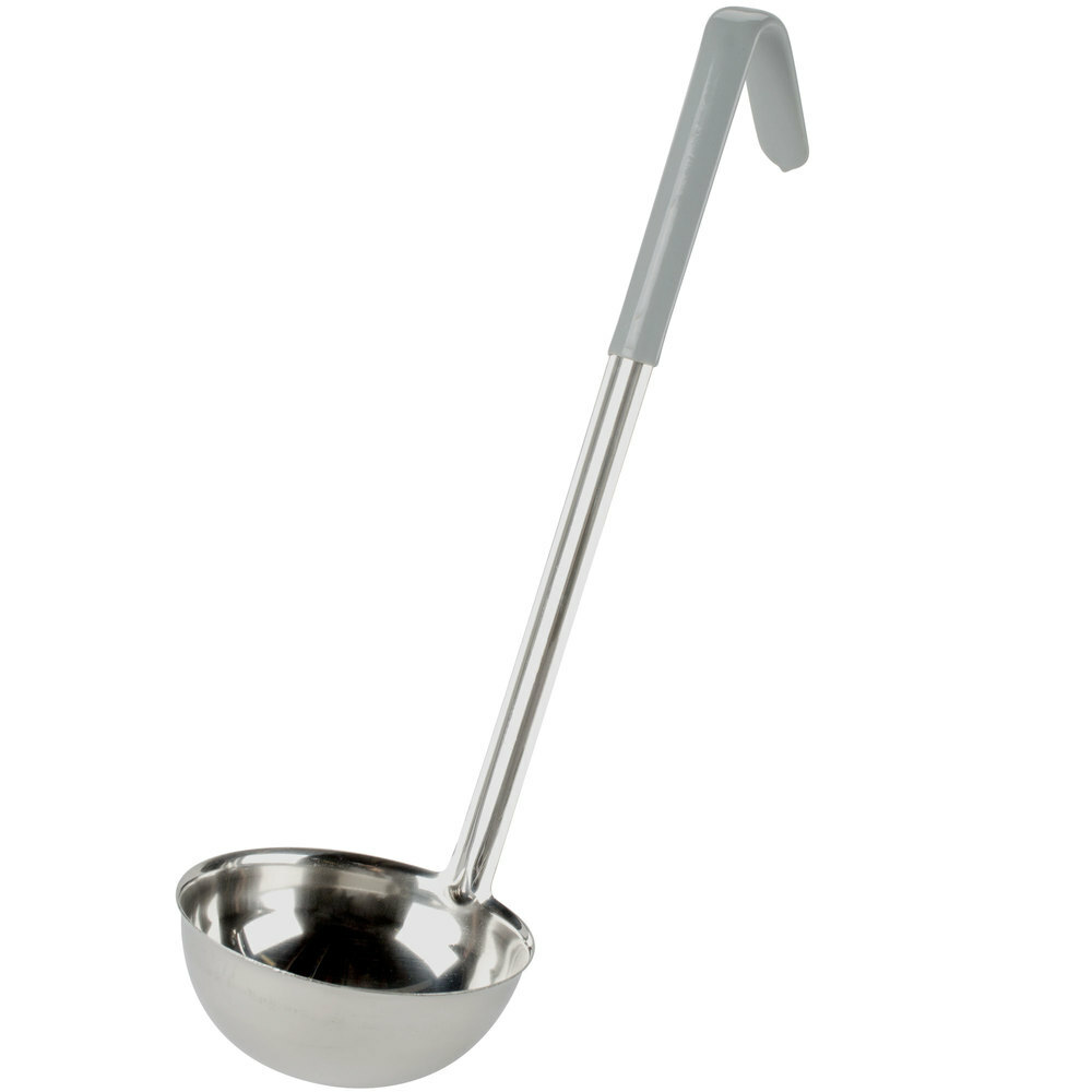 Choice One Piece Ladle / Dipper w/ Coated Handle (select size below) gallery