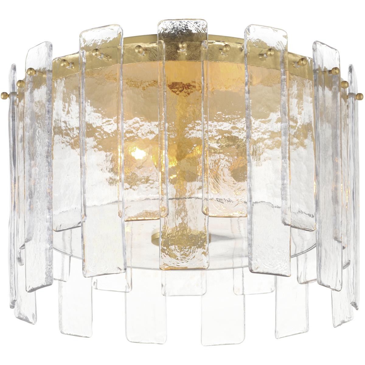 Maxim Lighting 21832AGGL Warren Flush Mount Gold Leaf gallery