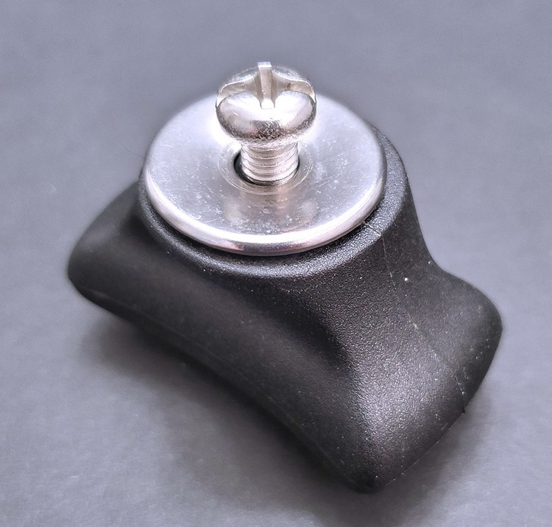 1 NEW - OEM Farberware Replacement Knob For Glass Lid Black Rectangle Shape gallery