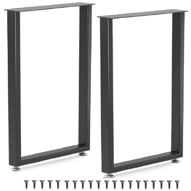 Yes4All Metal Table Legs 28 Inch Height Adjustable Protector Levelers Heavy gallery
