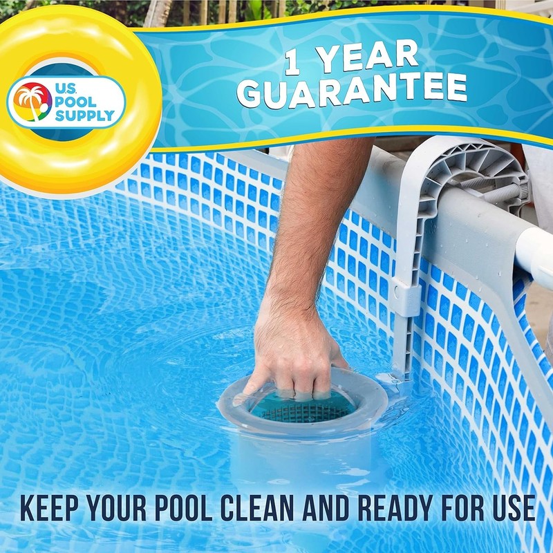 Automatic Above Ground Pool Cleaner with Easy Maintenance Strainer Basket - Teal gallery