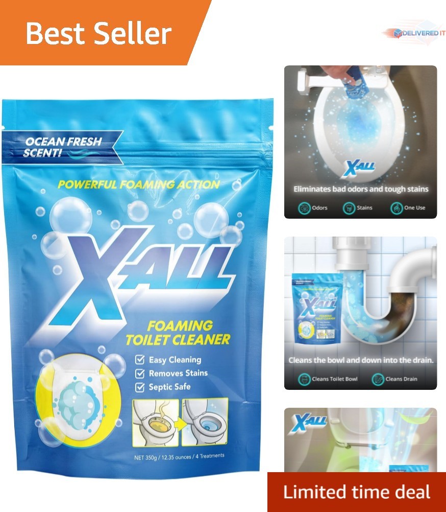 Foaming Toilet Cleaner Powder Deep Clean Stains Limescale Odor Remover gallery