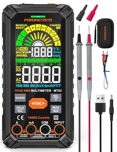 Digital Multimeter Tester 10000 Counts TRMS, Smart Multimeter MT03 gallery