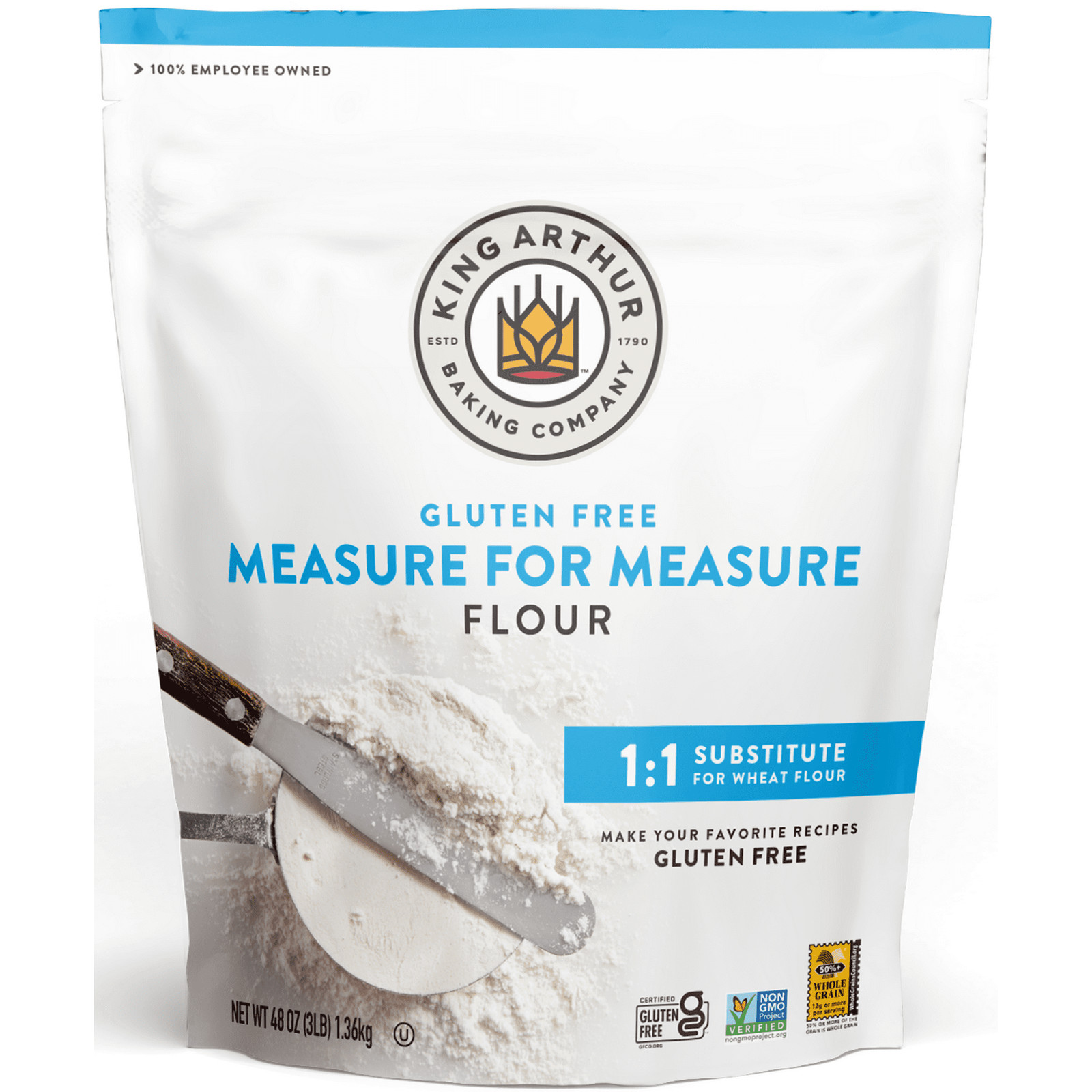 King Arthur Measure for Measure Flour Certified Gluten-Free, Non-GMO Project gallery