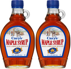 Pure Maple Syrup, Grade a Amber, 8 Fluid Ounces (Pack of 2)