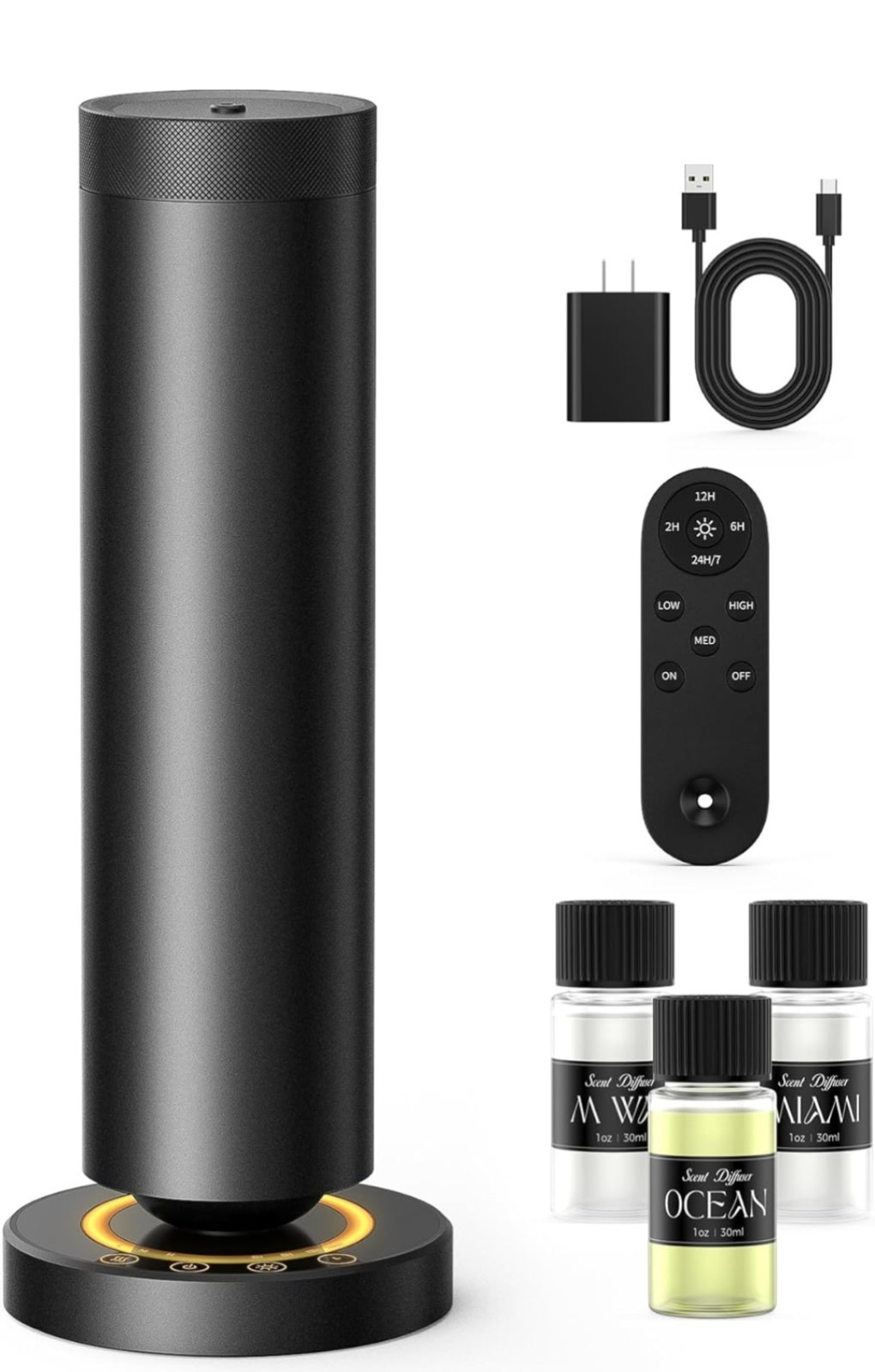 Dakomoda Waterless Diffuser with 90ML Essential Oils, Covers 1000 Sq Ft. READ!!! gallery