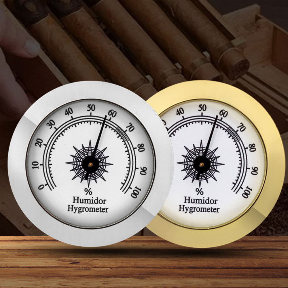 2Pieces 2 Inch Hygrometer Analog Mechanical Round Hygrometer Humidity NEW gallery