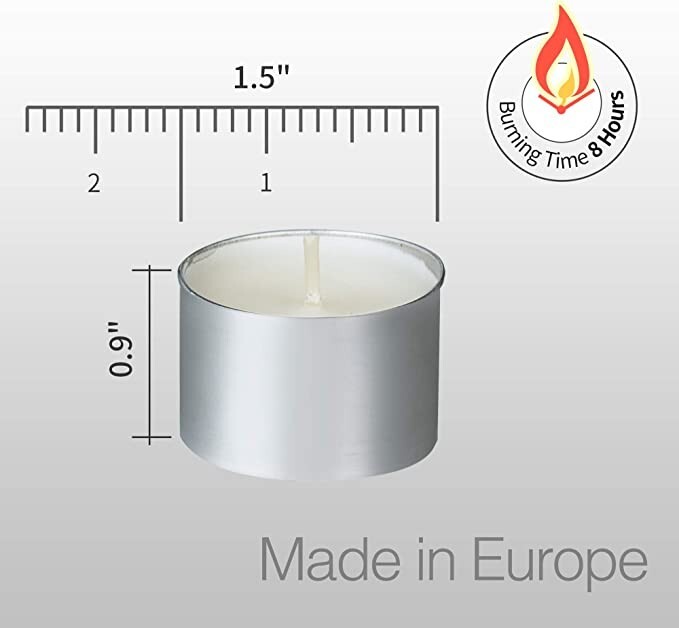 Stonebriar DTL-100-8 Bulk Candles - White (100 Pack) gallery