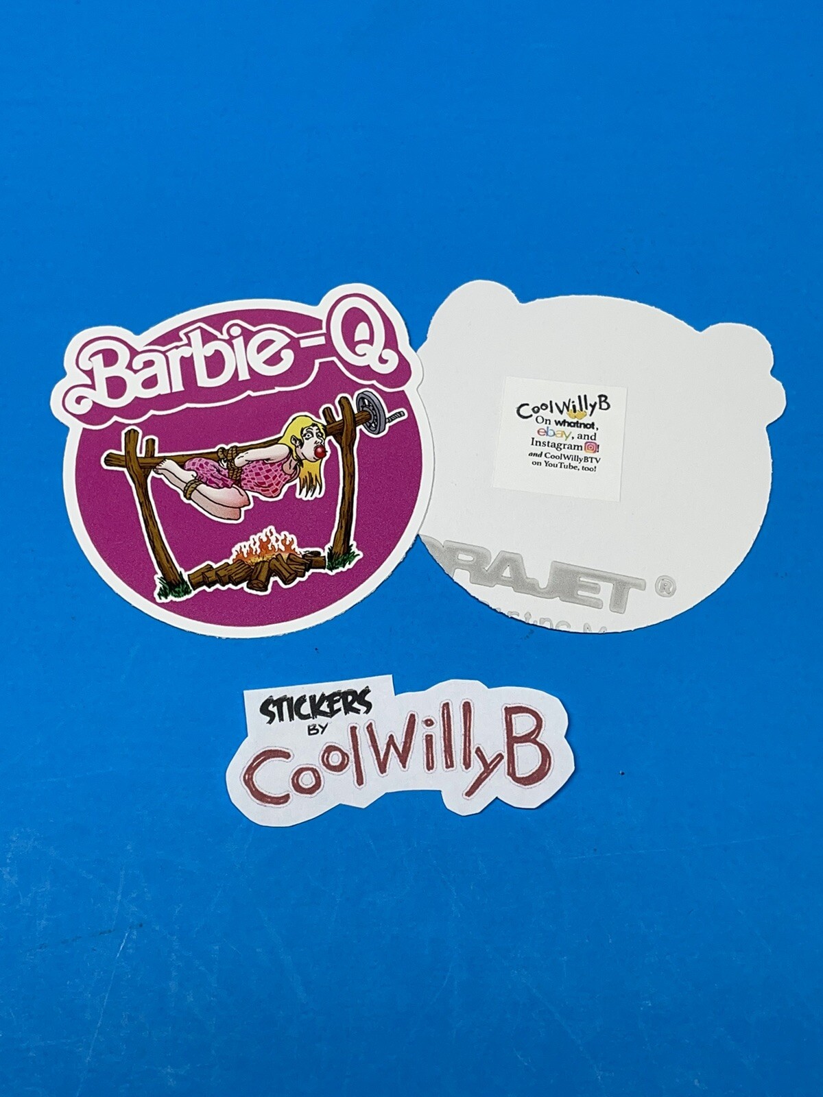 Barbie-Q Funny Unique Vinyl Sticker Decal! Waterproof & Fade Resistant! 😎 Look! gallery