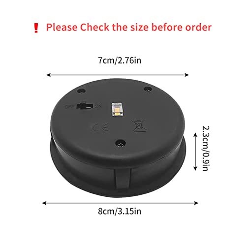2 Pack Solar Lights Replacement Top for Lanterns Waterproof Round Solar Lantern gallery