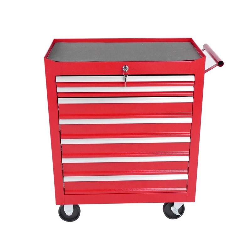 7 Drawers Rolling Tool Chest Tool Box Lockable Tool Storage Cabinet for Garage gallery