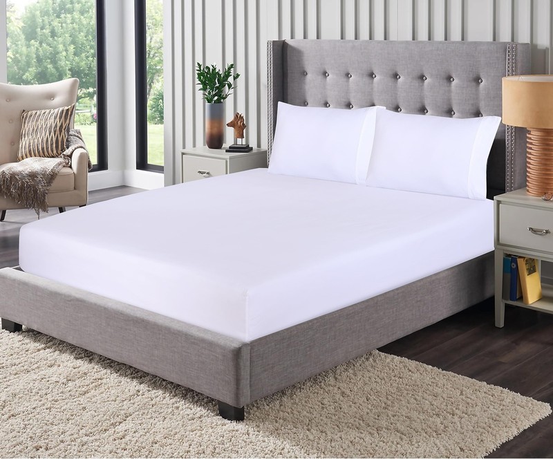 Full Size Sheets Set, Brushed Microfiber Sheets 4 Pieces (1 Fitted Sheet, 1 F... gallery