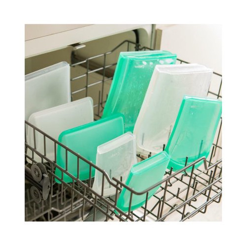 Cuisipro Silicone Seamless Reusable Bag 8 x 7-Inch 27 fl oz (Clear) gallery