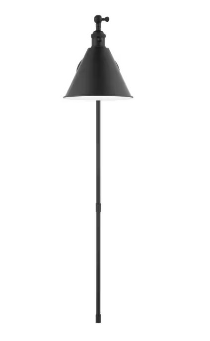 VISUAL COMFORT / GENERATION LIGHTING SALEM 1 ARM WALL SCONCE-MIDNIGHT BLACK gallery