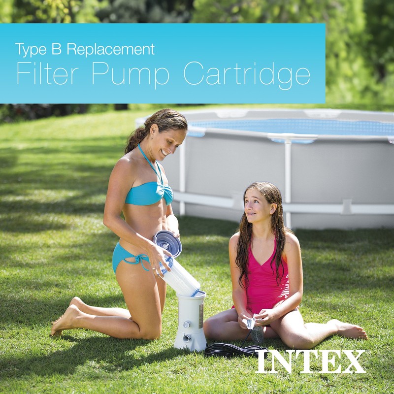 Intex 29005E Swimming Pool Type B Replacement Filter Pump Cartridge (6 Pack) gallery