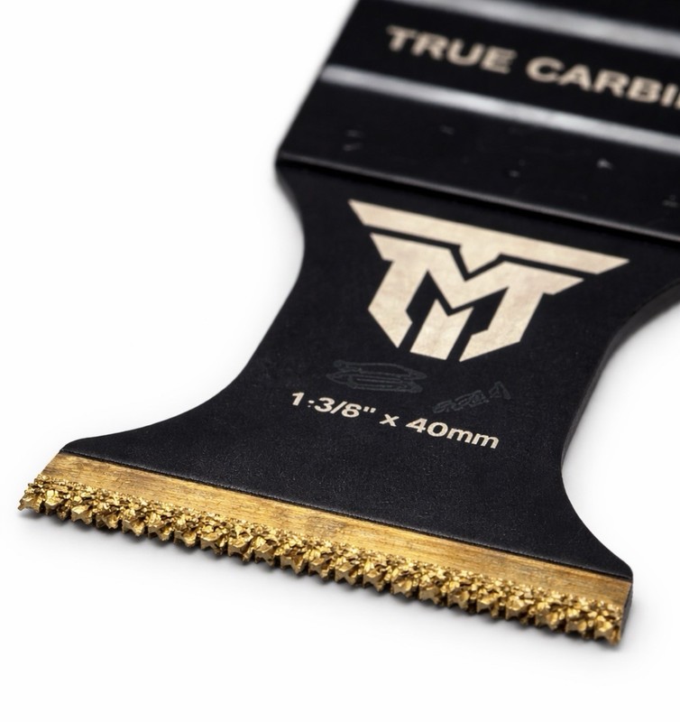 TMI True Carbide Oscillating Multi Tool Blade 1-3/8” 40mm Heavy Duty 2 Pack gallery