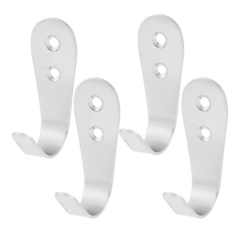 20PCS Bathroom Kitchen School Wall Door 304 Stainless Steel J Hook Hanger Hooks gallery