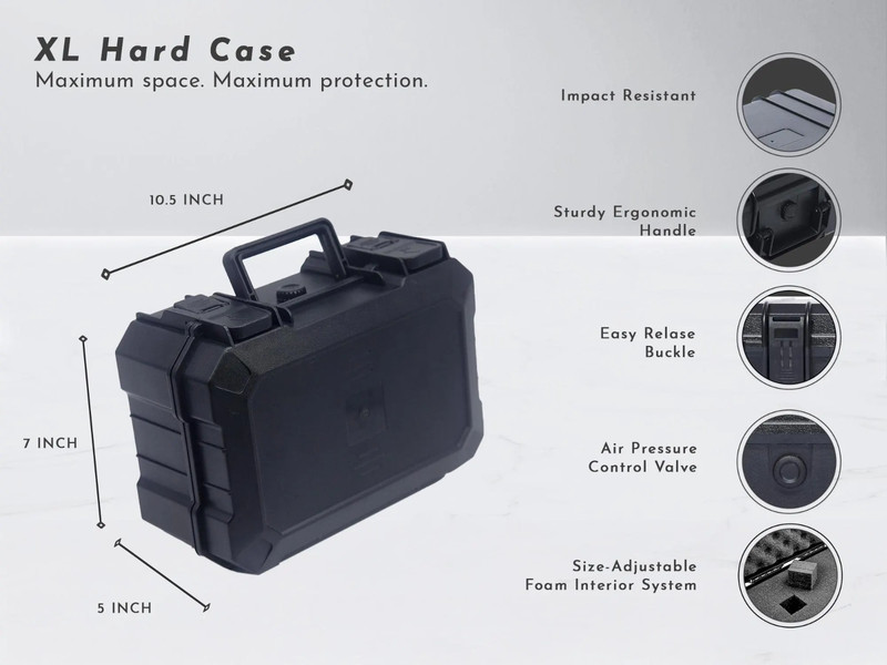 Rugged Lockable Hard Case | Waterproof Shockproof Airtight Protective Storage gallery